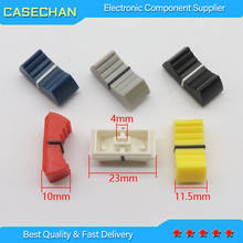 60pcs Mixer Fader Cap / Dimming table Equalizer Sound console Accessories Inner Hole 4MM Slide Potentiometer Cap fader Cap 2024 - buy cheap