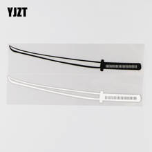 YJZT 19CM*3.2CM Weapon Knife Creative Car Sticker Pattern Vinyl Decal Decoration 1A-0388 2024 - buy cheap