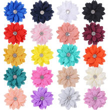 100pcs Spring Dog Accessories Removable Pet Dog Collar Flower Charms Rhinestone Dog Bowties Collar Pet Products 2024 - buy cheap