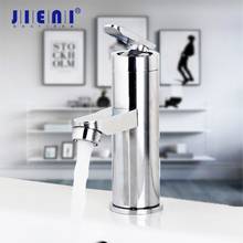 JIENI Chrome Polish Bathroom Basin Faucet Small Stainless Steel Vanity Sink Taps Chrome Brass Bathroom Basin Tap Mixer Faucet 2024 - buy cheap