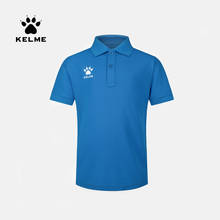 KELME Kid's Sport Polo Shirt Summer Boys Girls Cotton Polo Shirts Casual Shorts Sleeve Breathable K15F128 2024 - купить недорого