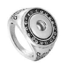 New Snaps Jewelry 12mm Snap Button Rings Metal Snap Rings Snap Buttons Jewelry Wholesale #7#8#9#10 Size 2024 - buy cheap