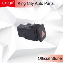 CAPQX para Volkswagen Polo 2002-2010 interruptor intermitente doble botón de emergencia botón de alarma de peligro interruptor indicador de advertencia 2024 - compra barato