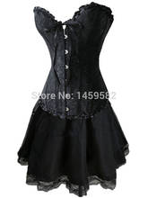 Coldker instyles Plus Size S-6XL Sexy Corset Dress Basques With Skirt Lingerie 819+066, 2024 - buy cheap