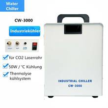 Enfriador de agua industrial de Cw-3000, máquina cortadora de grabado láser CO2 CNC, Enfriador de aire industrial, tubo láser 2024 - compra barato