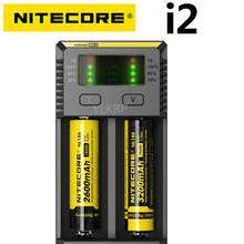 Зарядное устройство Nitecore, i2 Intelli, i2 Nitecore для аккумуляторов 16340 CR123A 10440 AA AAA 14500 18650 26650, 22650, 17670 2024 - купить недорого