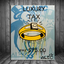 Alec Monopoly Luxury Tax Wall Art Canvas Posters And Prints Canvas Painting Decorative Picture For Office Living Room Home Decor 2024 - buy cheap