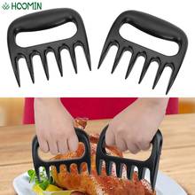 2Pcs/Set Black Bear Claws Barbecue Fork Roasting Fork Tongs Pull Meat Shred Pork Clamp BBQ Set Barbecue Tool 2024 - buy cheap