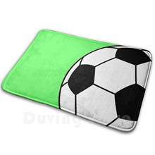 Неоновый зеленый ковер для футбольных мячей, розовый коврик, ковер, противоскользящие напольные коврики для спальни, футбола, регби, премьер-лиги, Epl 2024 - купить недорого