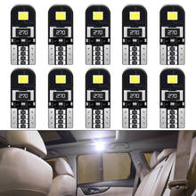 10X T10 W5W LED 168 192 лампочка для внутреннего освещения автомобиля для Toyota Corolla Avensis Yaris Rav4 Auris Hilux Prius Camry Celica C-HR Ipsum 2024 - купить недорого