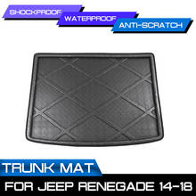 Car Floor Mat Carpet Rear Trunk Anti-mud Cover For Jeep Renegade 2014 2015 2016 2017 2018 2024 - buy cheap