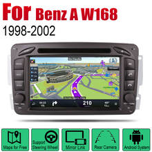 Autorradio con reproductor DVD y GPS para Mercedes Benz, reproductor Multimedia con Android para el coche, 2 Din, W168, 1998 ~ 2002, NTG, mapa, Wifi, sistema estéreo 2024 - compra barato