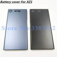 New Metal Battery Housing Door For Sony Xperia XZ1 G8341 G8342 Back Cover Case Battery Door Back Cover Frame With Logo 2024 - buy cheap