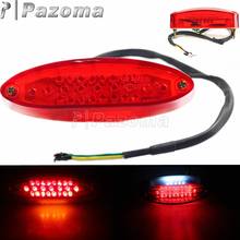 Universal Motorcycel LED light 3 IN1 Brake Lamp License Plate Light Waterproof Tail Light For Cafe Racer Honda Yamaha Suzuki BMW 2024 - buy cheap