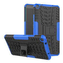 Heavy Duty 2 in 1 Hybrid Silicon Case for Lenovo Tab 3  7 Plus cover for tab 3 7 plus TB-7703X TB-7703F 7.0 inch case 2024 - buy cheap