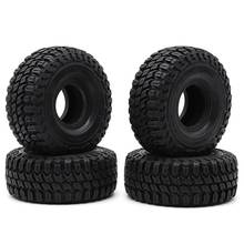 127X50MM 1.9 Rubber Tyre Wheel Tires for 1:10 RC Rock Crawler Axial SCX10 SCX10 II 90046 AXI03007 Traxxas TRX4 2024 - buy cheap