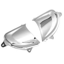 Motocicleta frente chrome farol capa guarnição painel placa de cabeça carenagem para honda goldwing gl1800 2001-2015 2024 - compre barato