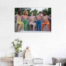 Póster de modelos jóvenes para chica Sexy, imágenes artísticas de pared para decoración de sala de estar, pintura en lienzo sin marco 2024 - compra barato