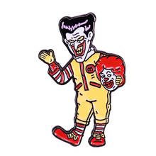 Clown actor badge Halloween theme party horror art collection 2024 - buy cheap