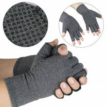 Магнитные компрессионные перчатки от артрита, поддержка рук, облегчение боли, бандаж от растяжения 2024 - купить недорого