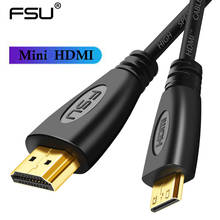 Mini HDMI-compatible Cable 1080P 3D Mini HDMI-compatible to HDMI Adapter Connector for Camera Tablet HDMI-compatible Cable 1.5M 2024 - buy cheap