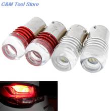 2PC New High Quality Auto Tail Stop Lamp Red/White Strobe Flash Light Brake Blink Led Tail Car Reverse Bulb 2024 - buy cheap