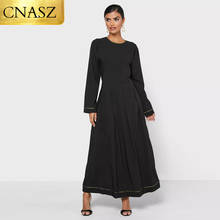 New Arrivals Muslim Fashion Dress For Women Islamic Clothing Caftan Dubai Dress Middle East Robe Femme Hiver 2021 Vetement Femme 2024 - buy cheap