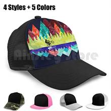 Mtb Trails Baseball Cap Adjustable Snapback Hats Hip Hop Bike Mtb Ride Mountain Bike Bicycle Cyclist Bmx Rider Biker Sport 2024 - buy cheap