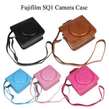 Из искусственной кожи защитный чехол для камеры Fujifilm Instax Square SQ6 SQ1, сумка для камеры с плечевым ремнем 2024 - купить недорого