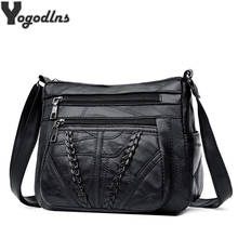Women Messenger Bag Lady High Quality Shoulder Crossbody Bag Female Casual Zipper PU Leather Handbag Shopping Purse Mom 2024 - buy cheap