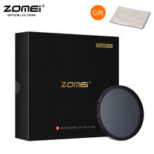 ZOMEI ABS Slim Adjustable Filtro Neutral Density ND2-400 Filter For DSLR Camera Lens No X Pattern nd фильтр ND Filter variable 2024 - buy cheap