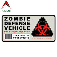 Aliauto Amusing Car Sticker Zombie Defense Vehicle Creative Waterproof Decal Automobile Motorcycle Decoration Parts,12cm*6cm 2024 - buy cheap