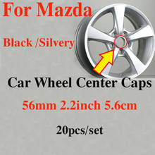 Free shipping 56MM 2.2inch ABS Car Wheel Hub Center Covers For Wheels CX 5 7 9 RX MPV MX Auto Wheels HubCaps Badge 20pcs 2024 - buy cheap