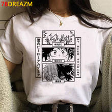 My Hero Academia Anime T Shirt Women Tops Summer Harajuku Short Sleeve Cute T-shirt Japanese Boku No Hero Graphic Tees Female 2024 - buy cheap