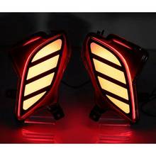 for Toyota Highlander 2020 2021 LED Rear Bumper Fog Lights Brake Lights Turn Lights 2Pcs 2024 - buy cheap