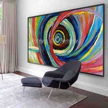 Arthyx-pinturas de arte Pop de pared moderno, pintura al óleo abstracta decorativa para el hogar pintada a mano sobre lienzo para sala de estar, el mejor regalo para el hogar 2024 - compra barato