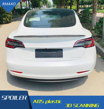 For Tesla model 3 Spoiler 2016-2018 Tesla model 3 High Quality Carbon Fiber Material Spoiler For Tesla model3 Spoiler 2024 - buy cheap