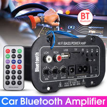 Amplificador Digital de 5 pulgadas para coche, amplificador con Bluetooth, HiFi, graves, estéreo, USB, TF, accesorios remotos para el hogar 2024 - compra barato