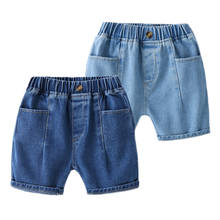 2021  New Denim Shorts For Boys Fashion Pocket  Baby Boy Clothes Casual Shorts Cotton Breathable  Children's Clothing 2-10Years 2024 - buy cheap