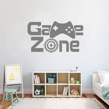 Decoração de parede infantil xl71, decalque para quarto de crianças e jogadores zona de jogo, adesivo de parede, design de arte em vinil 2024 - compre barato