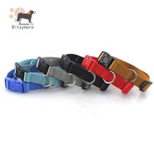 12PCS Set High Quality Colorful Pet Dog Cat Collar Nylon Pet Cats Dogs Kitten Collar Adjustable Wholesale 2024 - buy cheap