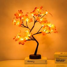 LED Copper Wire Night Light Tree Fairy Lights Home Decoration Night Lamp USB Battery Operated For Bedroom Bedside Table Lamp 2024 - buy cheap