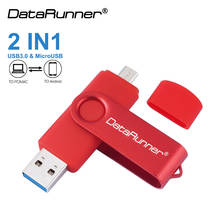 DataRunner OTG USB Flash Drive High Speed USB 3.0 Pen Drive 256GB 128GB 64GB 32GB 16GB Pendrive 2 in 1 Micro USB Memory Stick 2024 - buy cheap