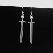 Long Sword Earrings, Samurai Earrings, Cat Head Sword Earrings, Pagan Alternative Gothic Classic Tarot Women Gift Jewelry 2024 - buy cheap