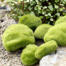 Miniature Photography Shooting Background Adornment Simulation Moss False Green Stone Rock Lichen for Photo Studio Accessories 2024 - buy cheap
