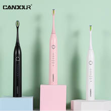 CANDOUR CD-5166 sonic electric toothbrush rechargeable Waterproof 15 Modes IPX8 Replaceable Brush Head  USB Charge toothbrush 2024 - buy cheap