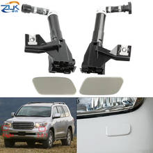 Zuk frente farol washer bico de limpeza jet capa para toyota land cruiser 200 2007 2008 2009 2010 2011 lc200 uzj200 2024 - compre barato