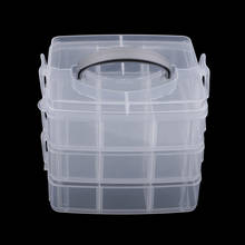 Clear Plastic Jewelry Beads Organizer Box Storage Container Crafts 2024 - buy cheap