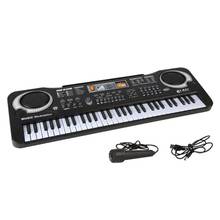 61 Key Music Electronic Keyboard Digital Piano Organ with Microphone 2024 - buy cheap