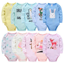Baby Bodysuit  2021 New Brand Retail Newborn Baby Girl Body With Long Sleeve 100% Cotton Baby's Underwear Pajamas 2024 - buy cheap